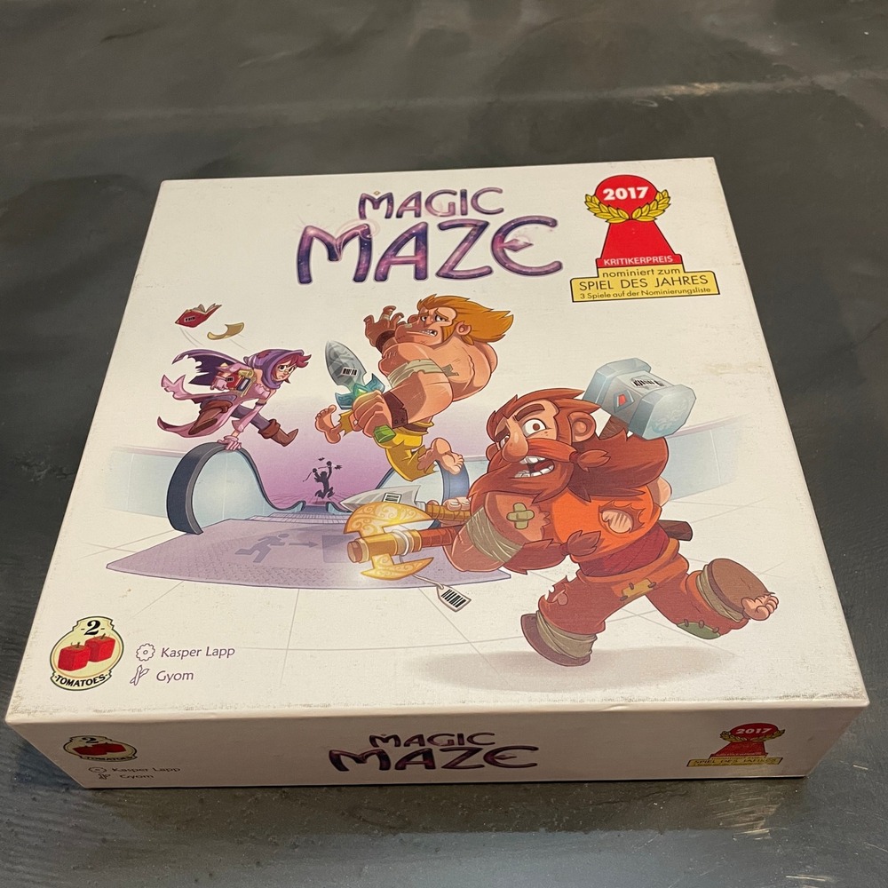 Magic Maze Board Game Sit Down Games Real-Time Cooperative 2017 Complete